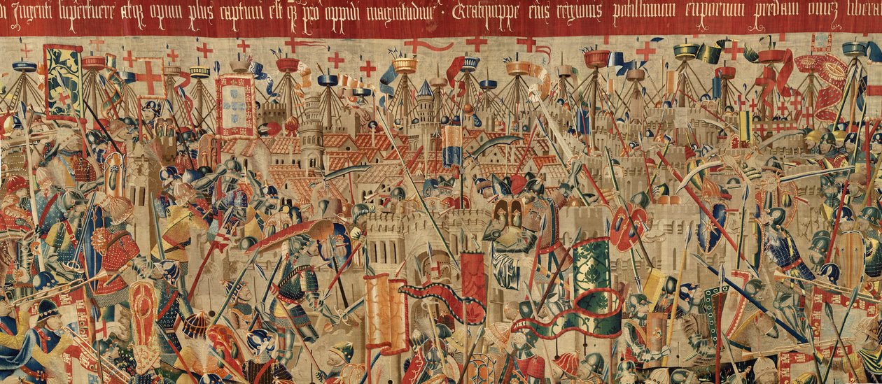 Take of Arcila. Series Conquests of King Alfonso I of Portugal by Flemish School