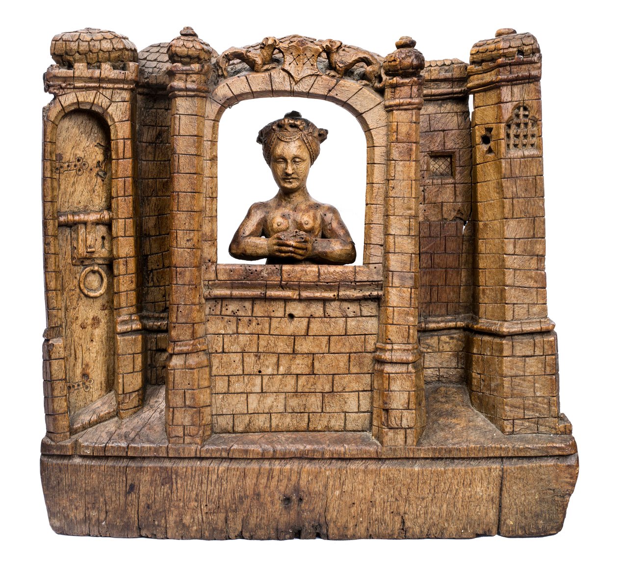 Saint Barbara in Her Tower by Flemish School