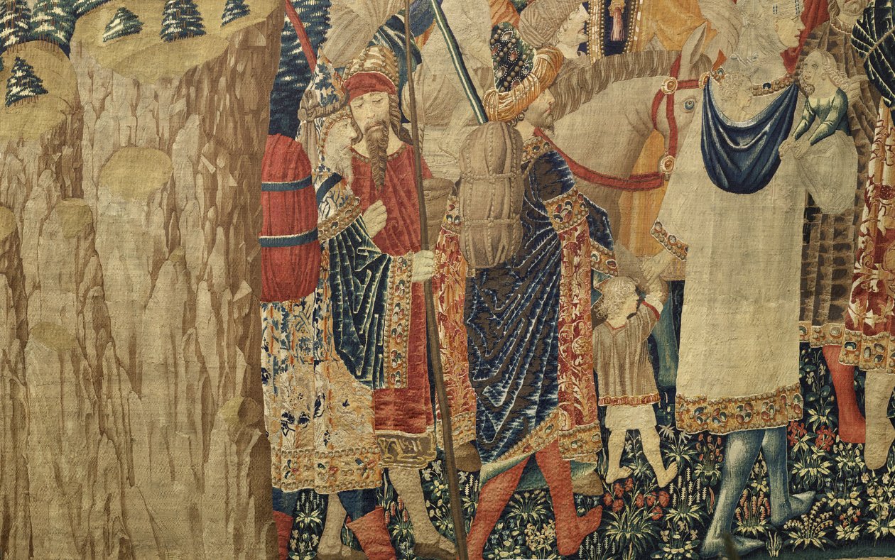 Tapestry Showing the Conquests of King Alfonso V of Portugal (Detail) by Flemish School