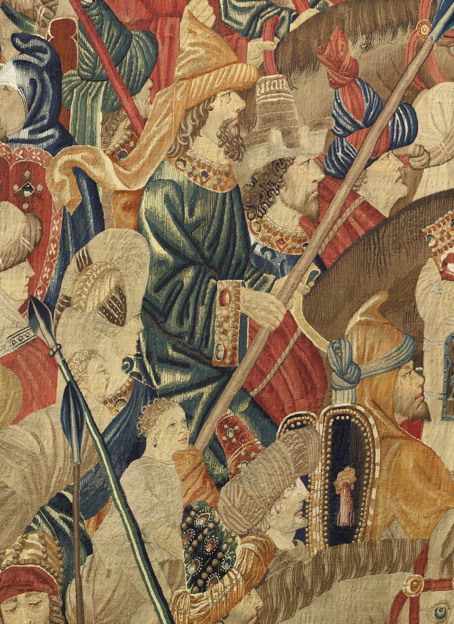 Tapestry showing the Conquests of King Alfonso V of Portugal (detail) by Flemish School