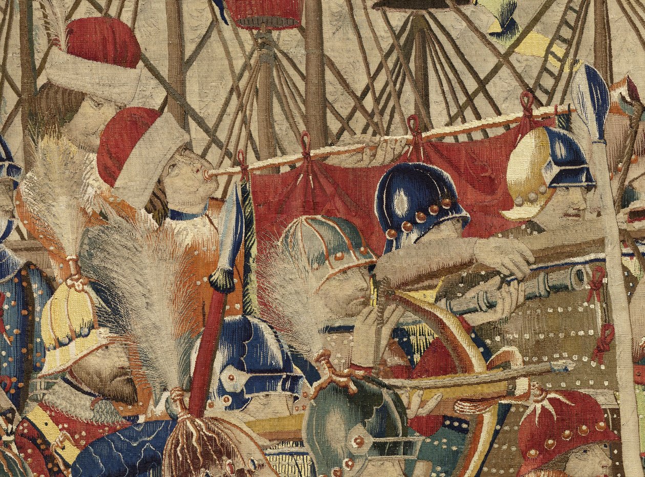 Tapestry showing the Conquests of King Alfonso V of Portugal by Flemish School