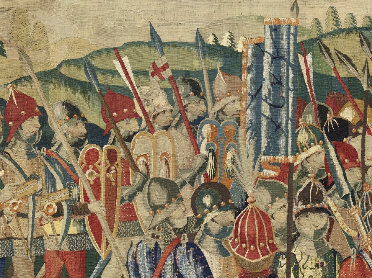 Tapestry showing the Conquests of King Alfonso V of Portugal by Flemish School