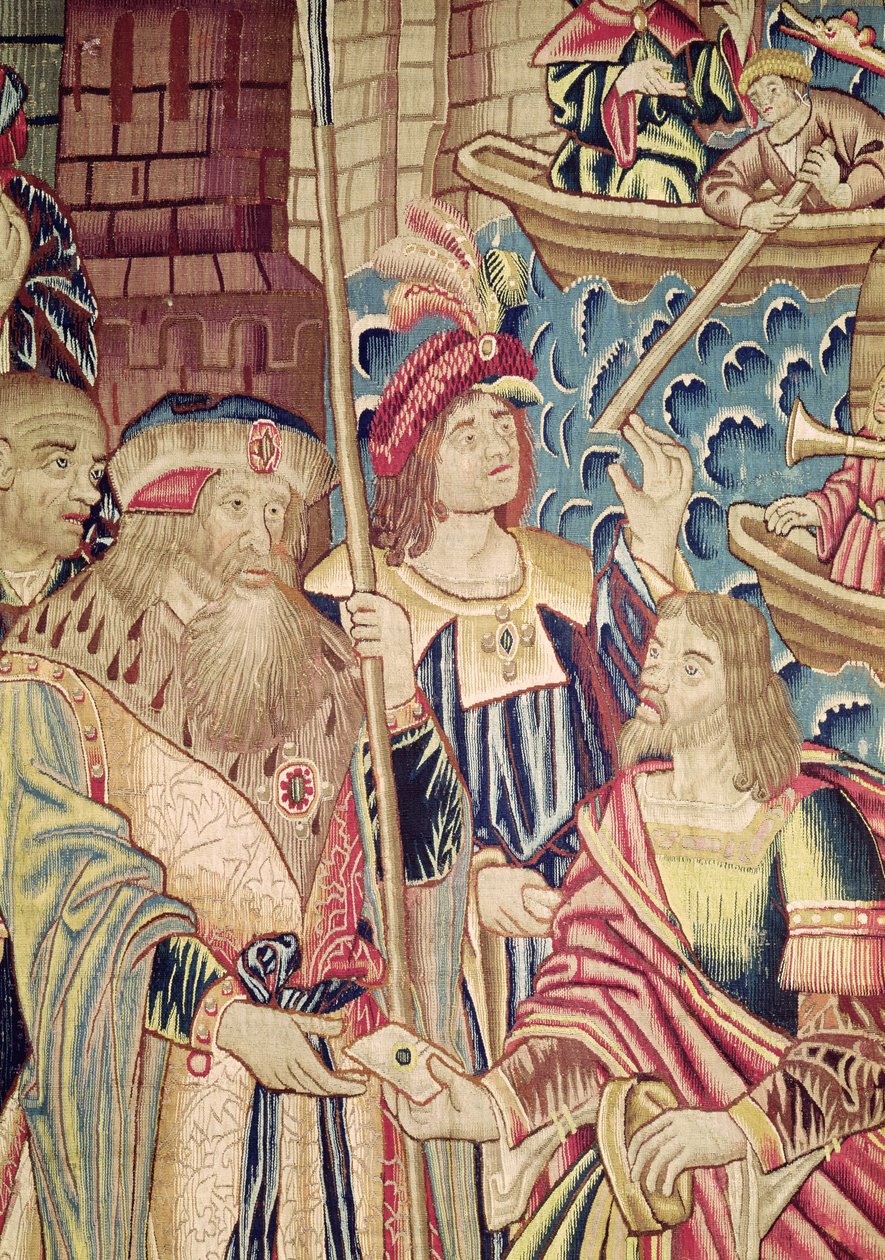 The Arrival of Vasco da Gama by Flemish School