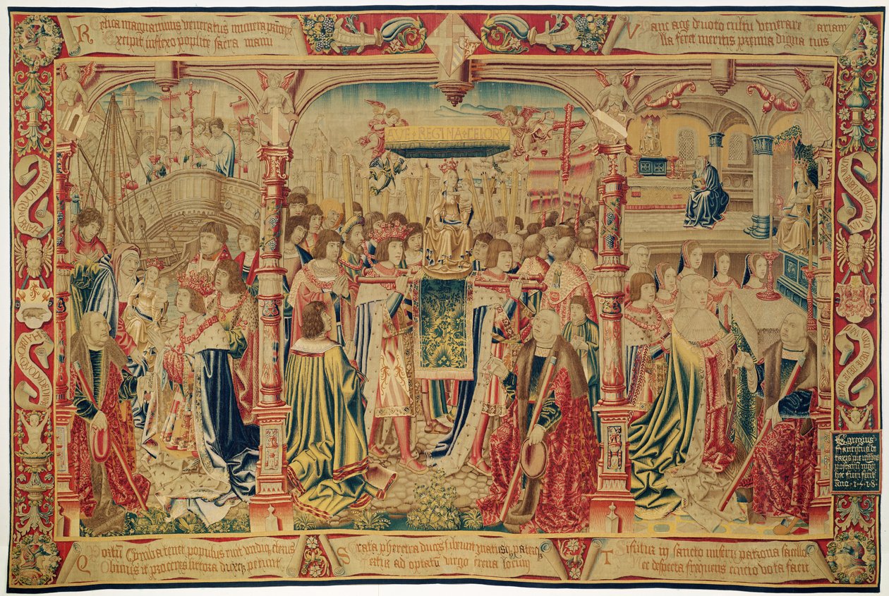 The Statue of the Virgin Carried into the Church, from the Legend of Notre Dame du Sablon, Brussels Workshop, 1516 by Flemish School