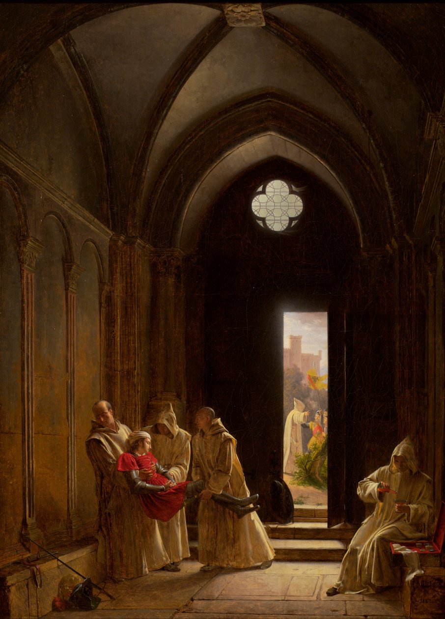 Death of the Prince de Talmont by Fleury François Richard
