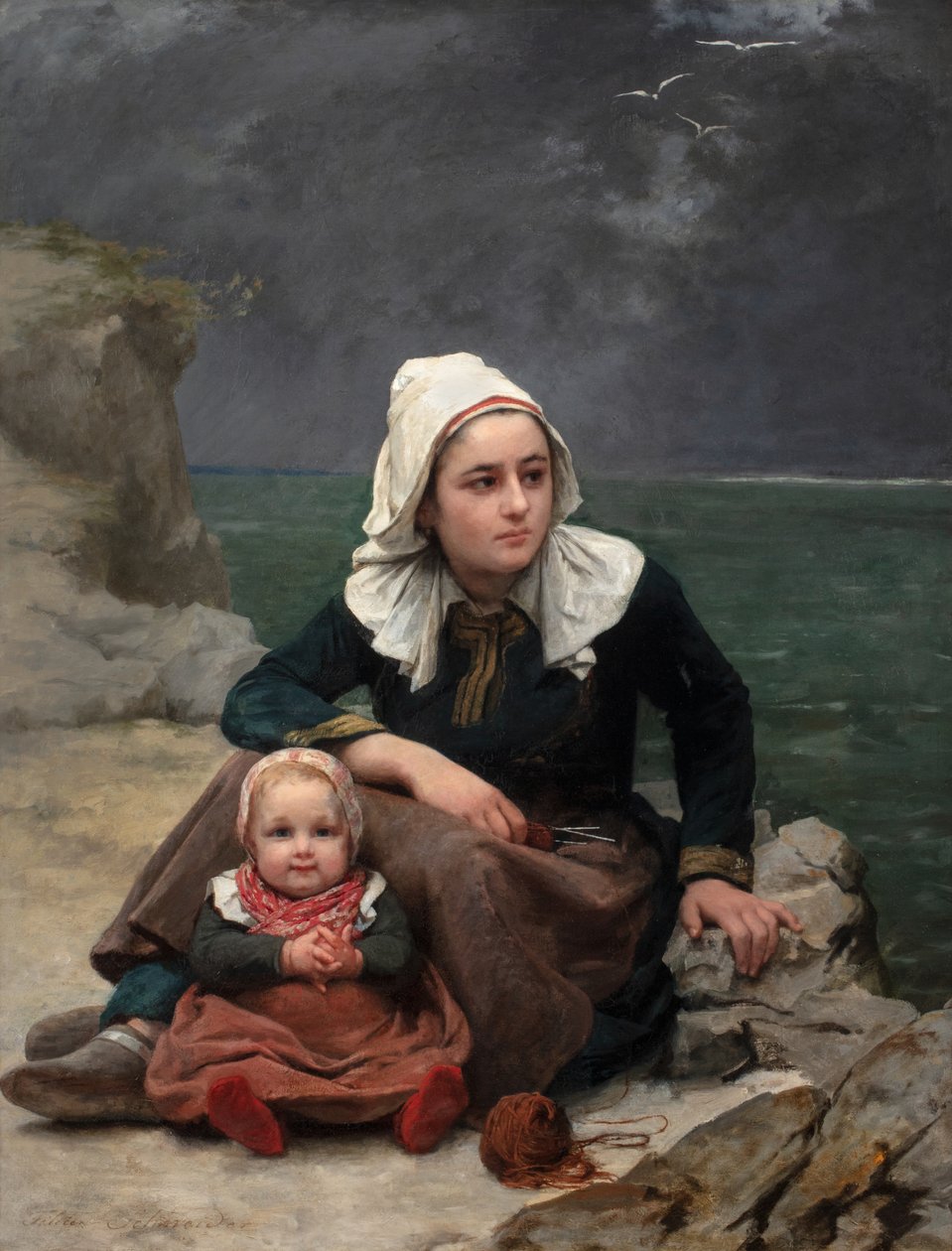 The Squall by Félicie (1831 88) Schneider