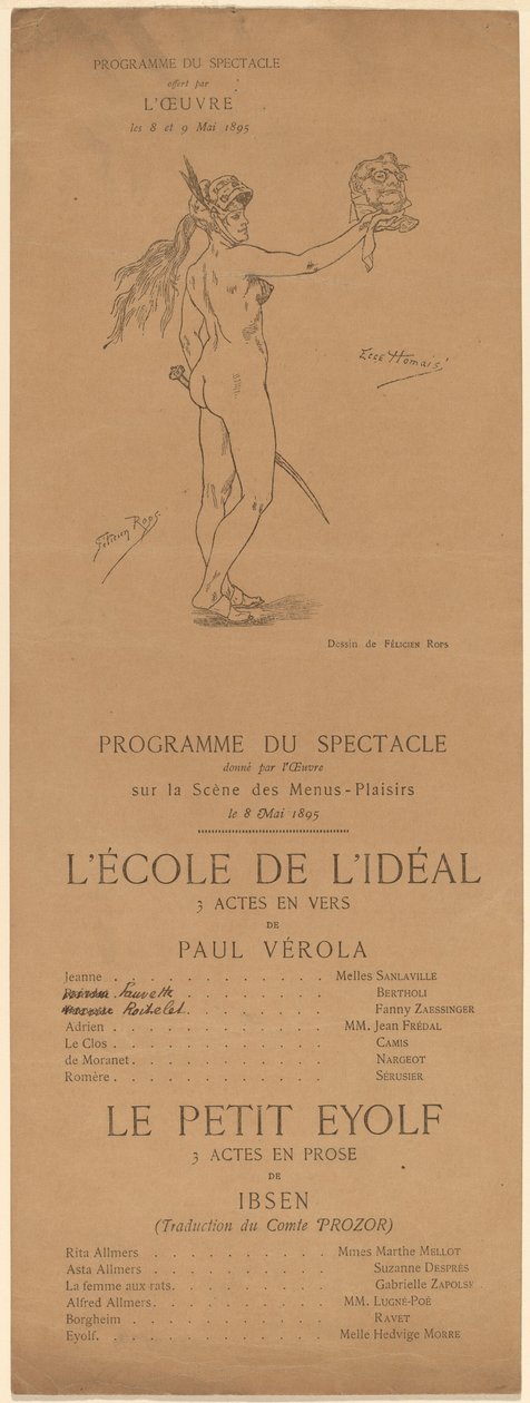 The School of the Ideal, The Little Eyolf by Félicien Rops