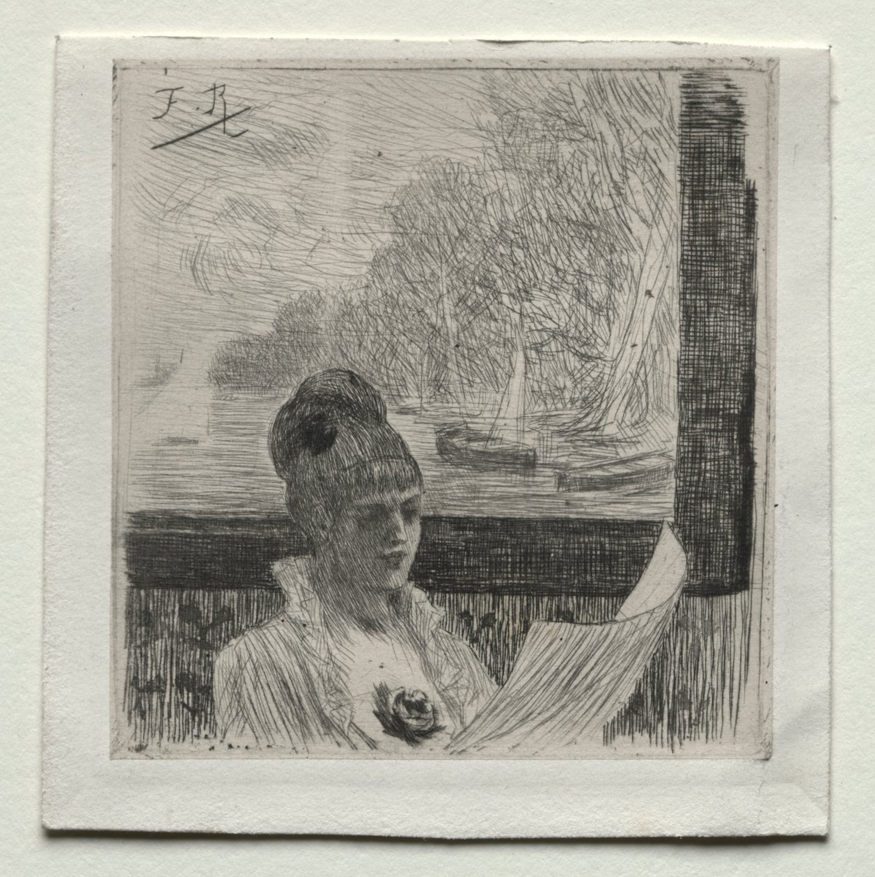 Young Woman by Félicien Rops