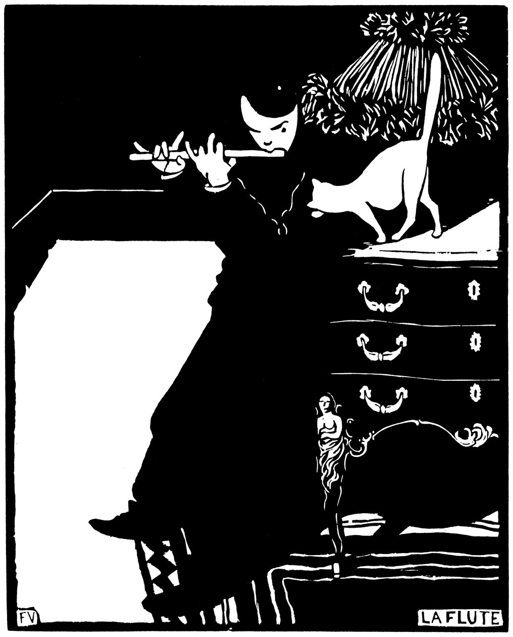 The Flute by Félix Valloton