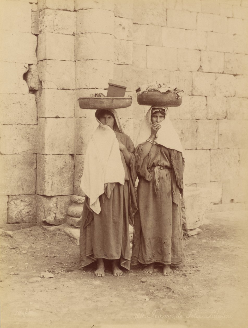 Women of Siloam, Palestine by Félix Bonfils