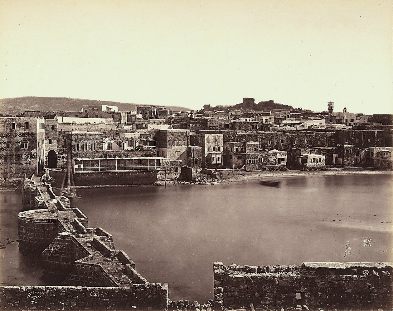 Panoramic View of a City in Israel by Félix Bonfils