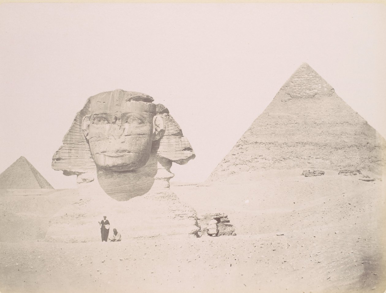 Pyramids and the Sphinx by Félix Bonfils