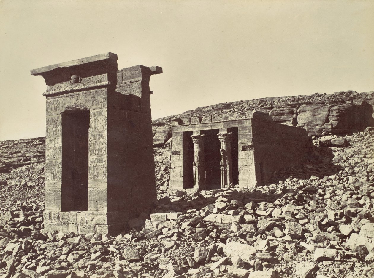 Temple of Andour by Félix Bonfils
