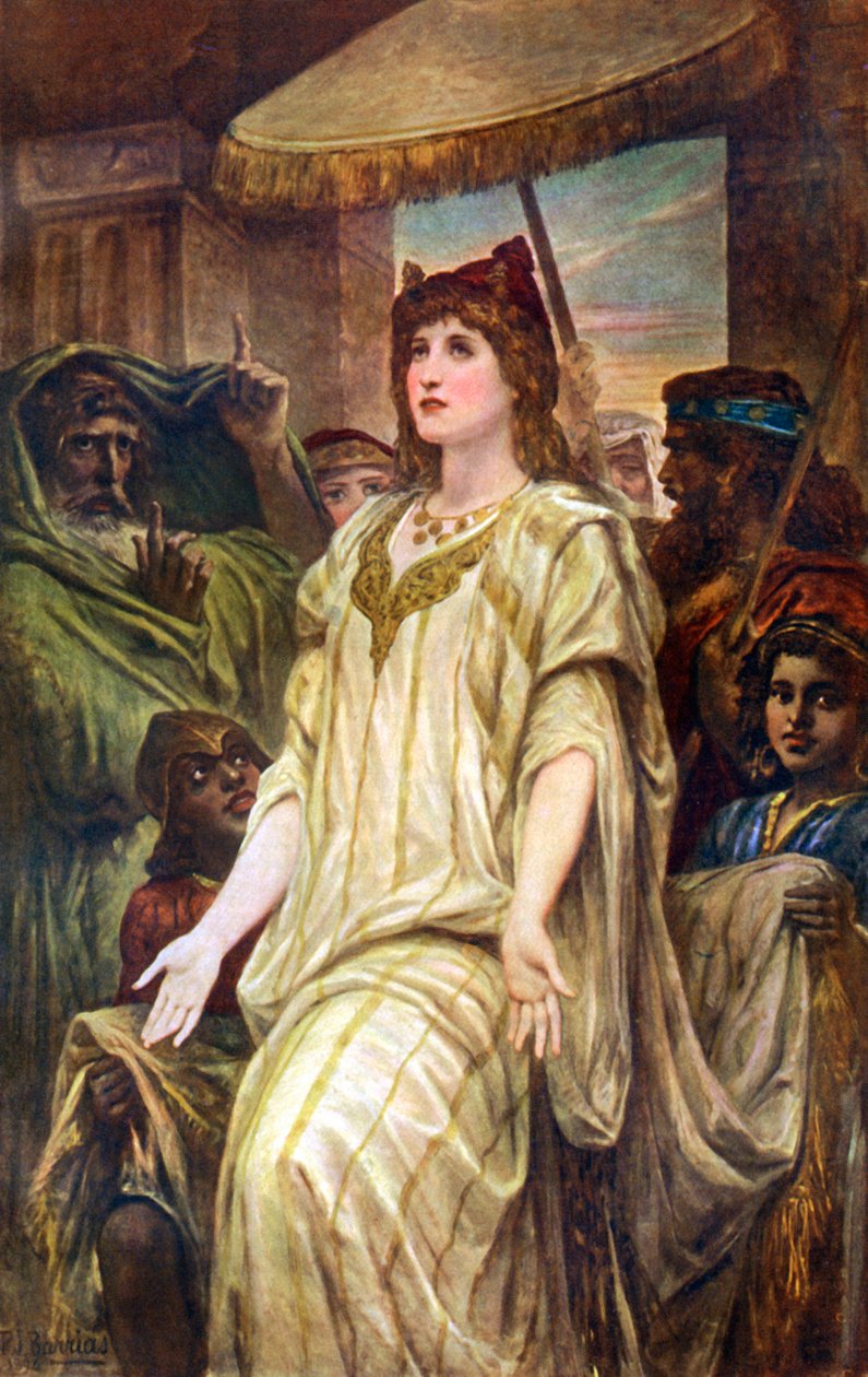 Esther Pleading For Her People by Félix Joseph Barrias