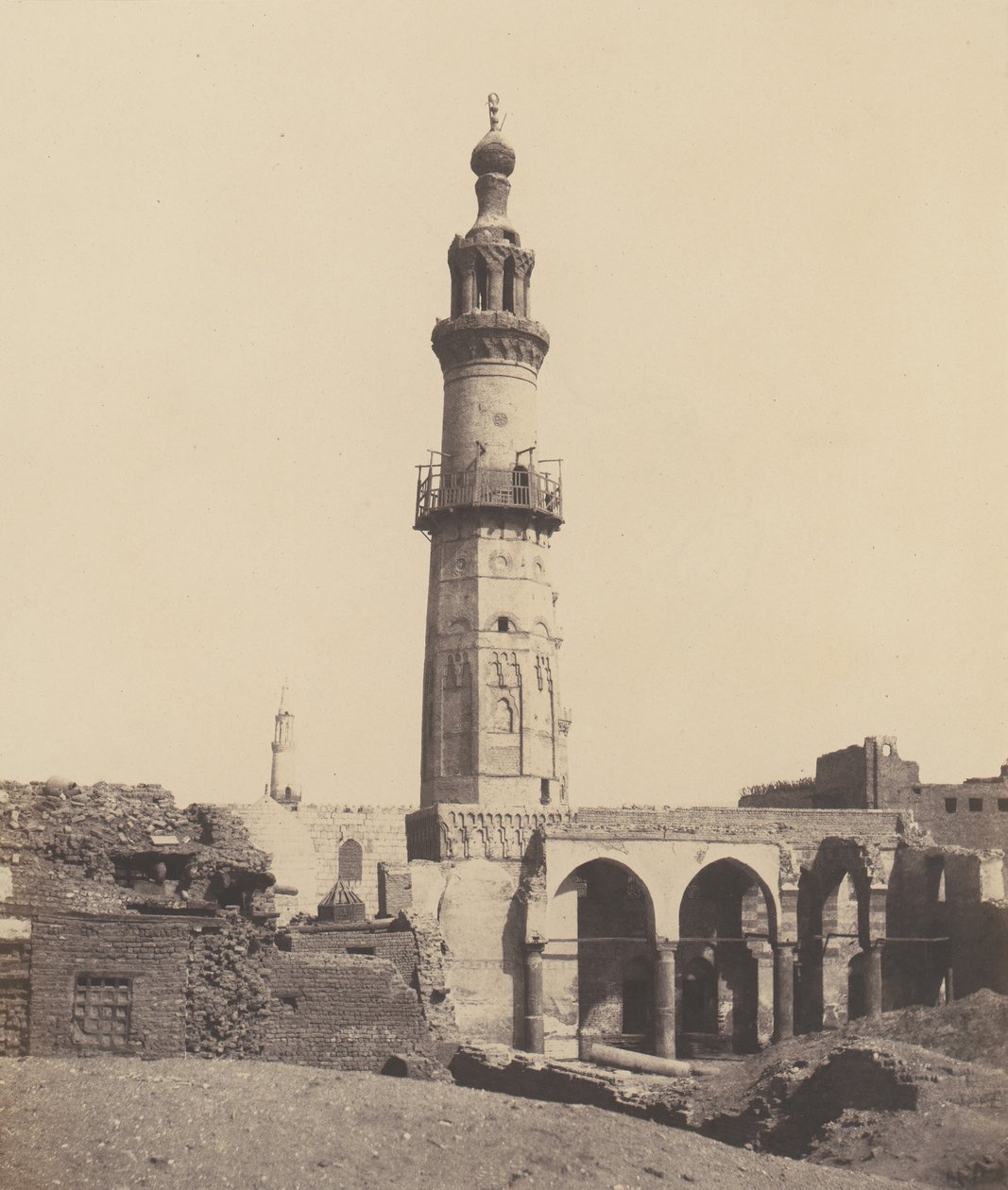 Djirdjeh, Mosque in Ruins on the Banks of the Nile, 1851-52, printed 1853-54 by Félix Teynard