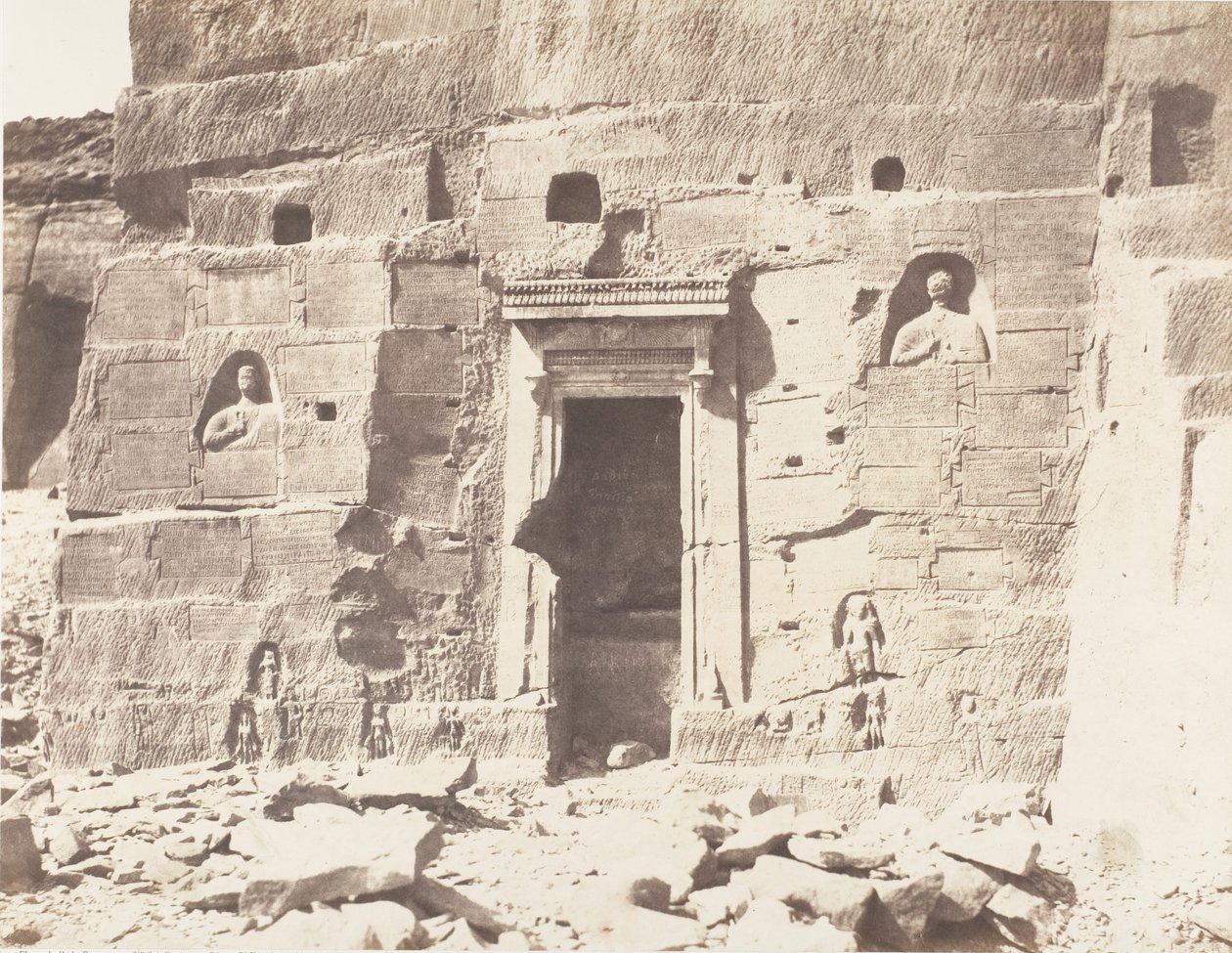 Kardâcy, Sanctuaire, Niches et Inscriptions Taillées dans les Carrières by Félix Teynard