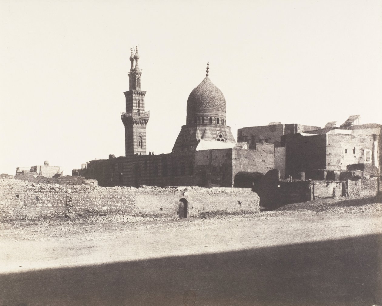 Cairo, Naceryeh Mosque, 1851-52 by Félix Teynard
