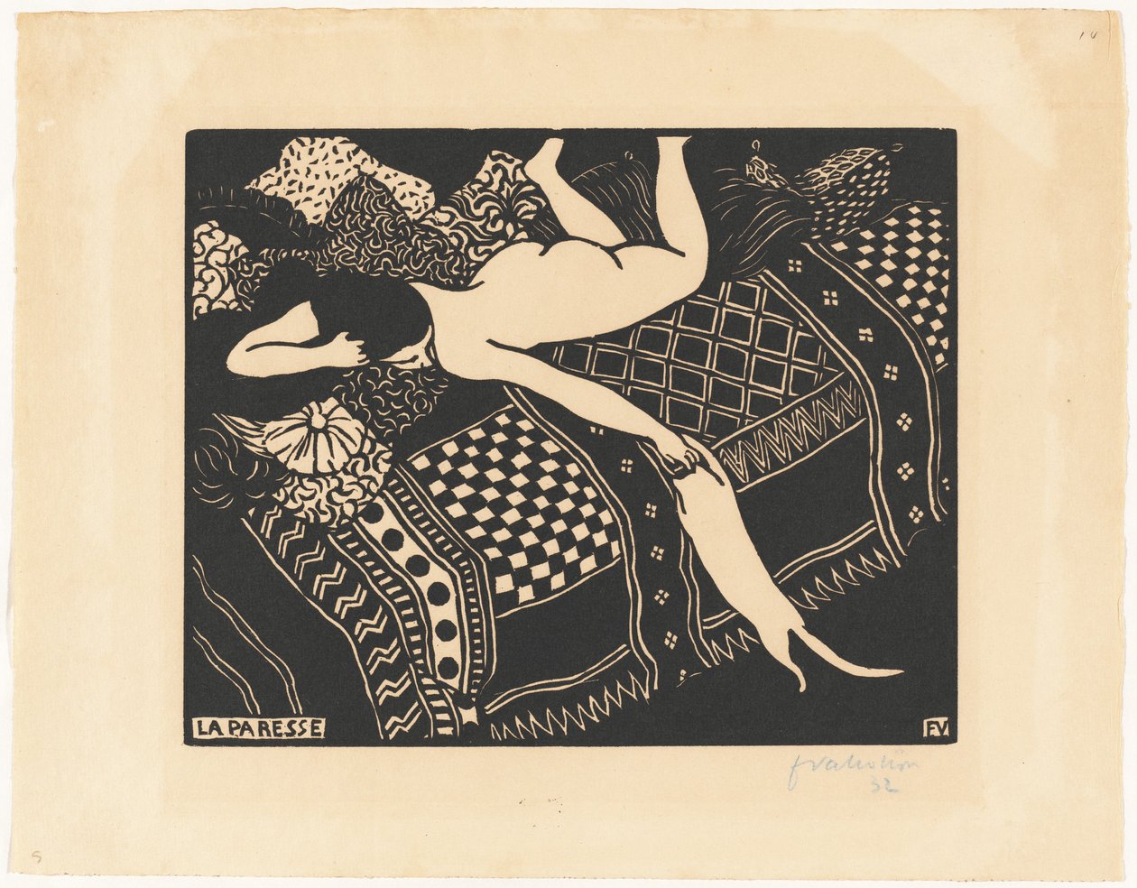 Laziness by Félix Vallotton