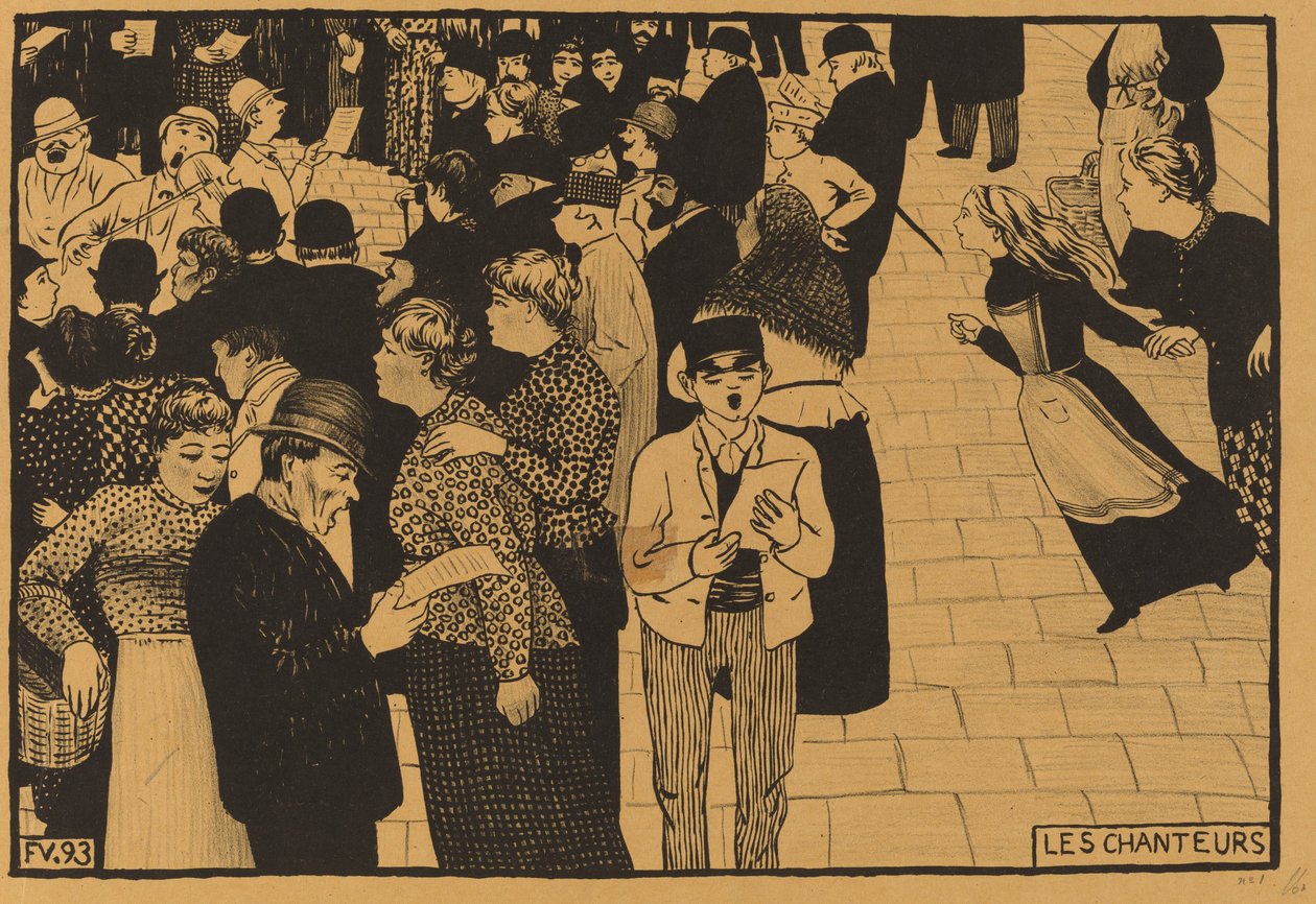 Les Chanteurs by Félix Vallotton