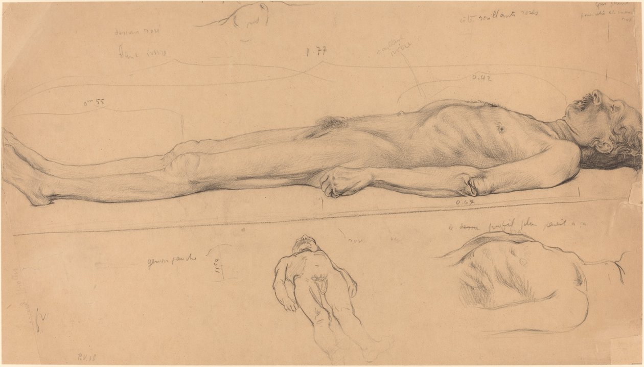 The Corpse (Study for The Dead Christ) by Félix Vallotton