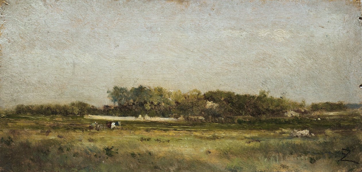 Saint-Ouen, 2nd Half of the 19th Century by Félix Ziem