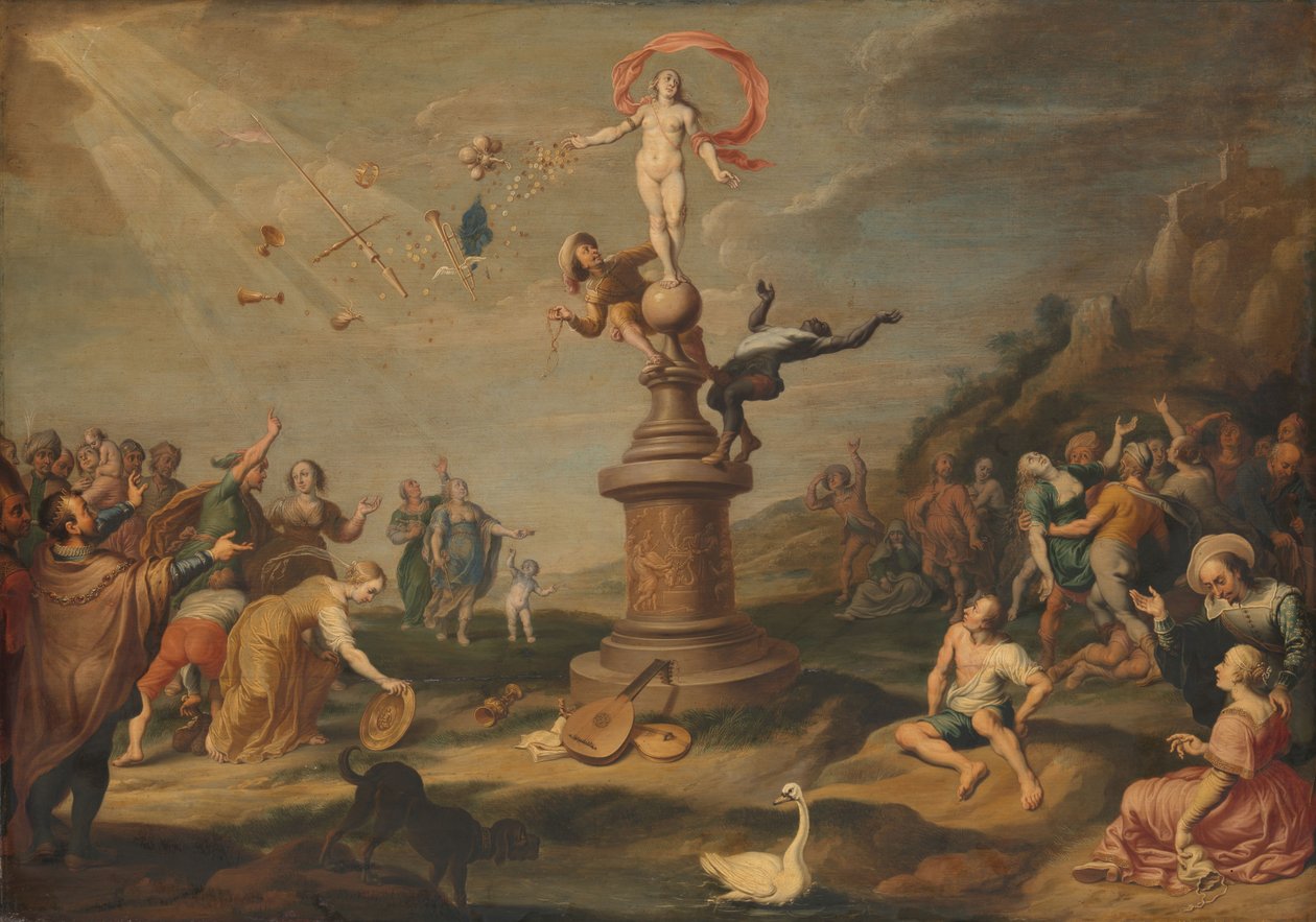 Fortuna Bestowing her Gifts, c.1645 by Floquet or Flocket Simon Flocquet
