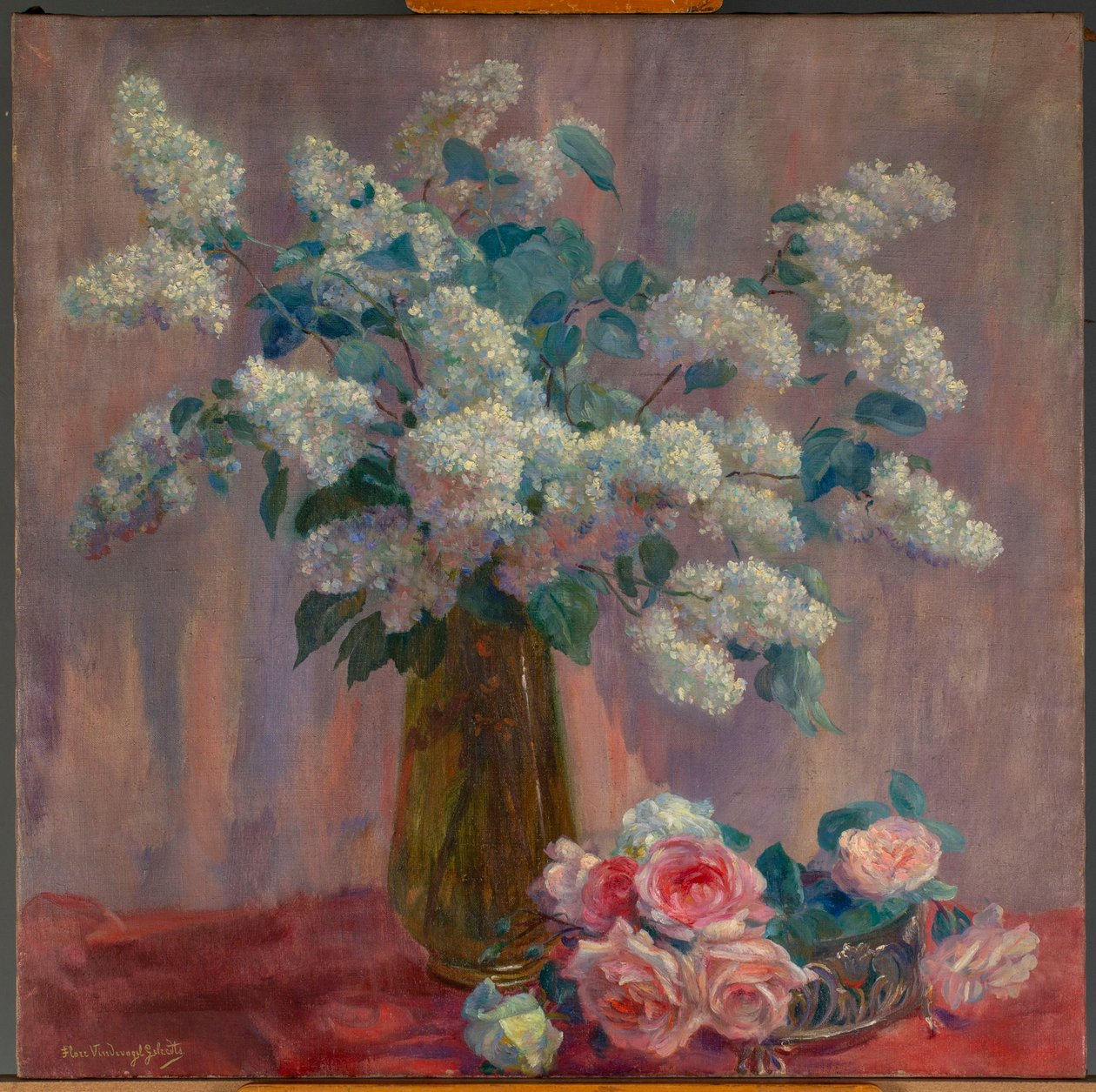 Lilac and Roses by Flore Geleedts