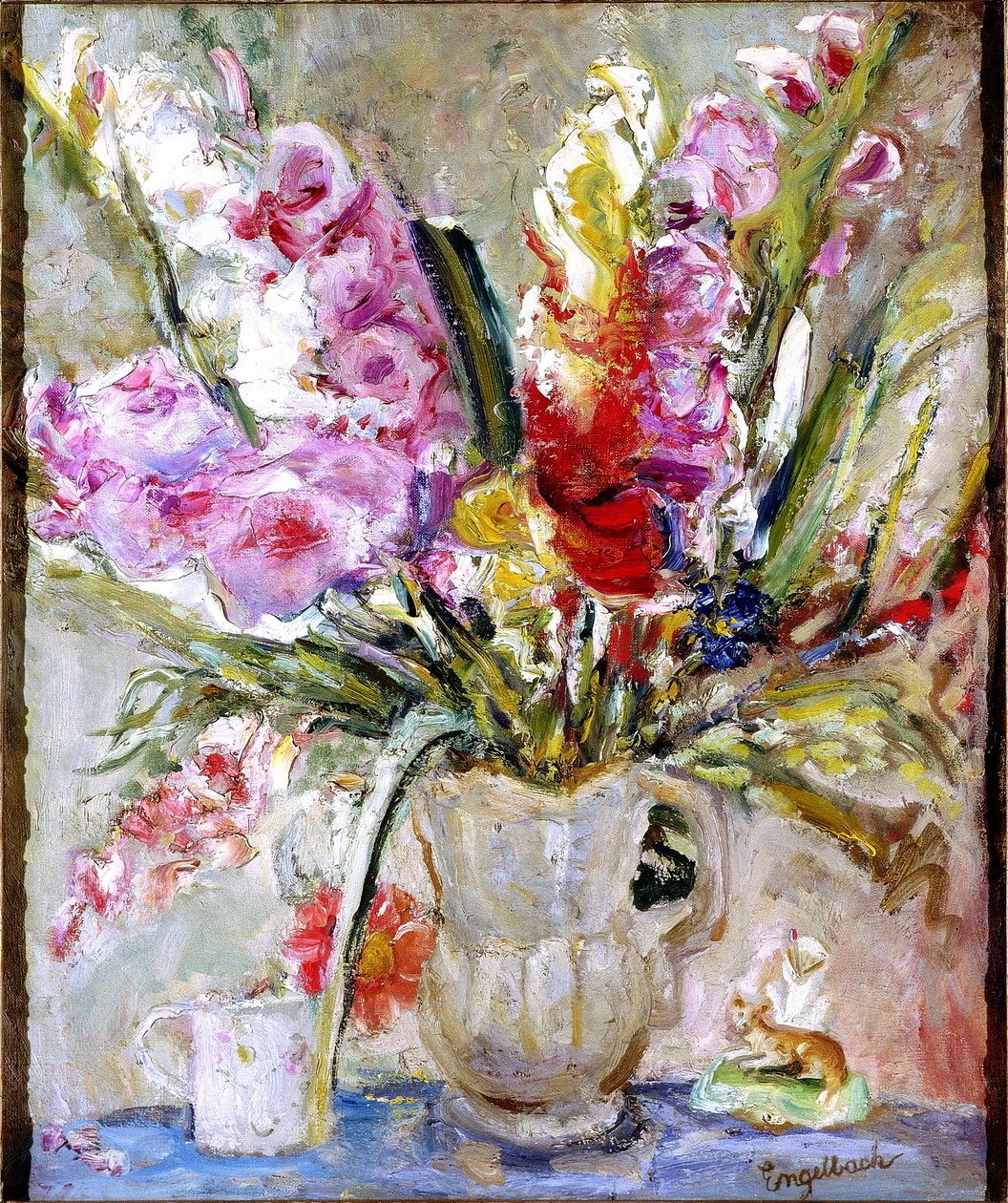 gladioli-by-florence-engelbach-premium-art-reproduction