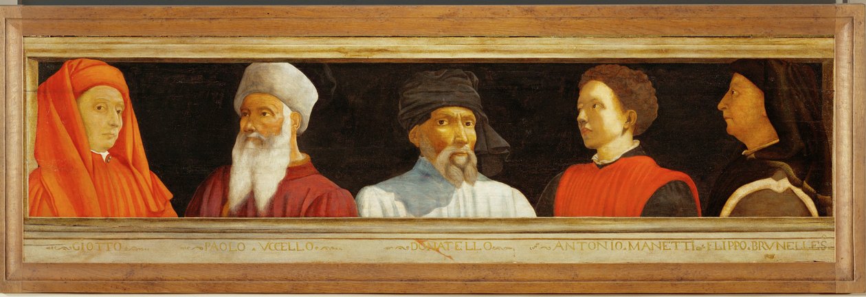 Five masters of Renaissance painting: Giotto, Uccello by Florentine School