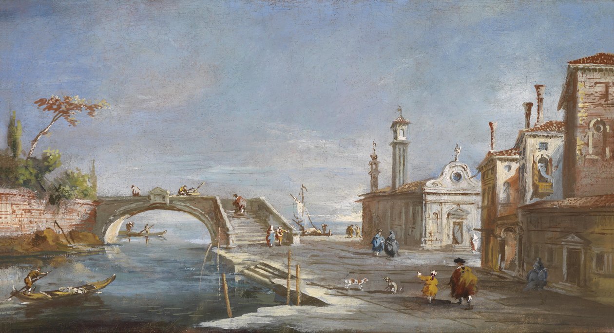 A Canal in Venice by Francesco after Guardi