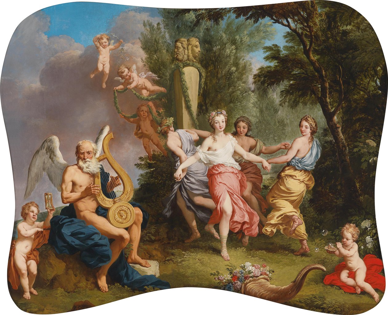 Dance to the Music of Time by Follower of Laurent de La Hyre