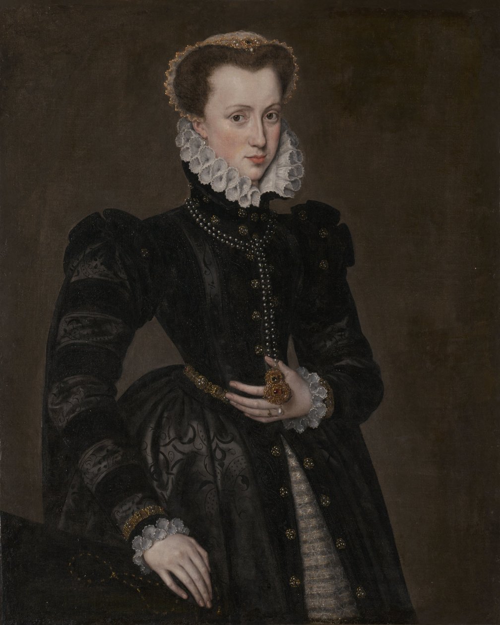 Portrait of a Court Lady by Follower of Antonis Mor