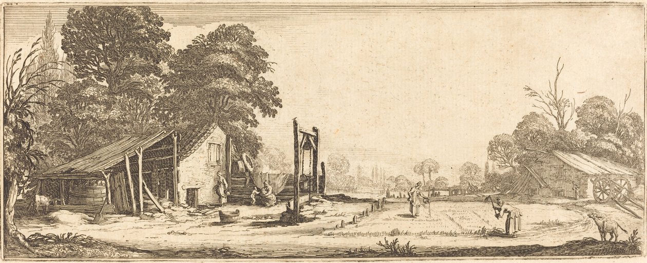 The Garden by Follower of Jacques Callot