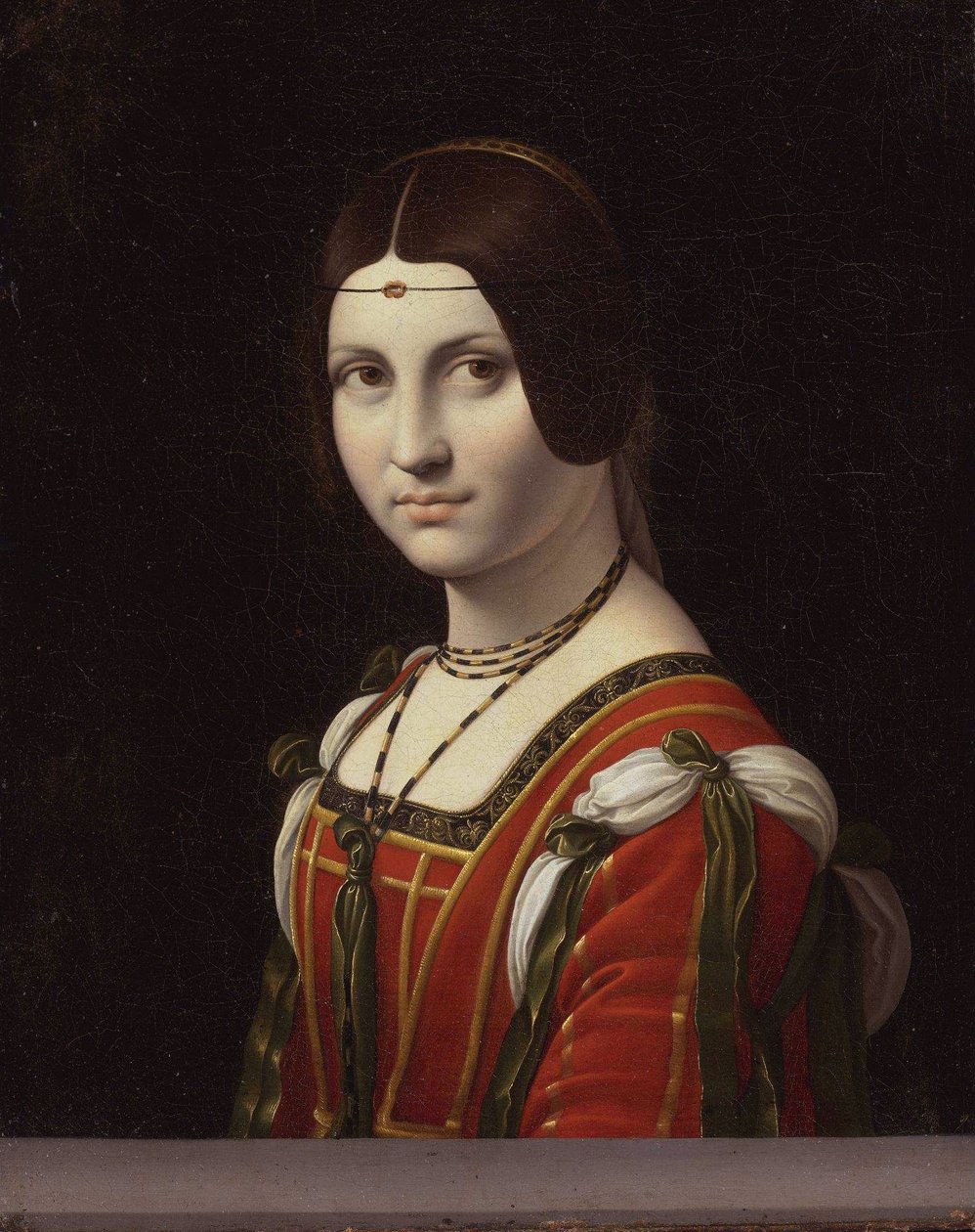 Portrait of a Woman, Called “La Belle Ferronnière” by Follower of Leonardo da Vinci
