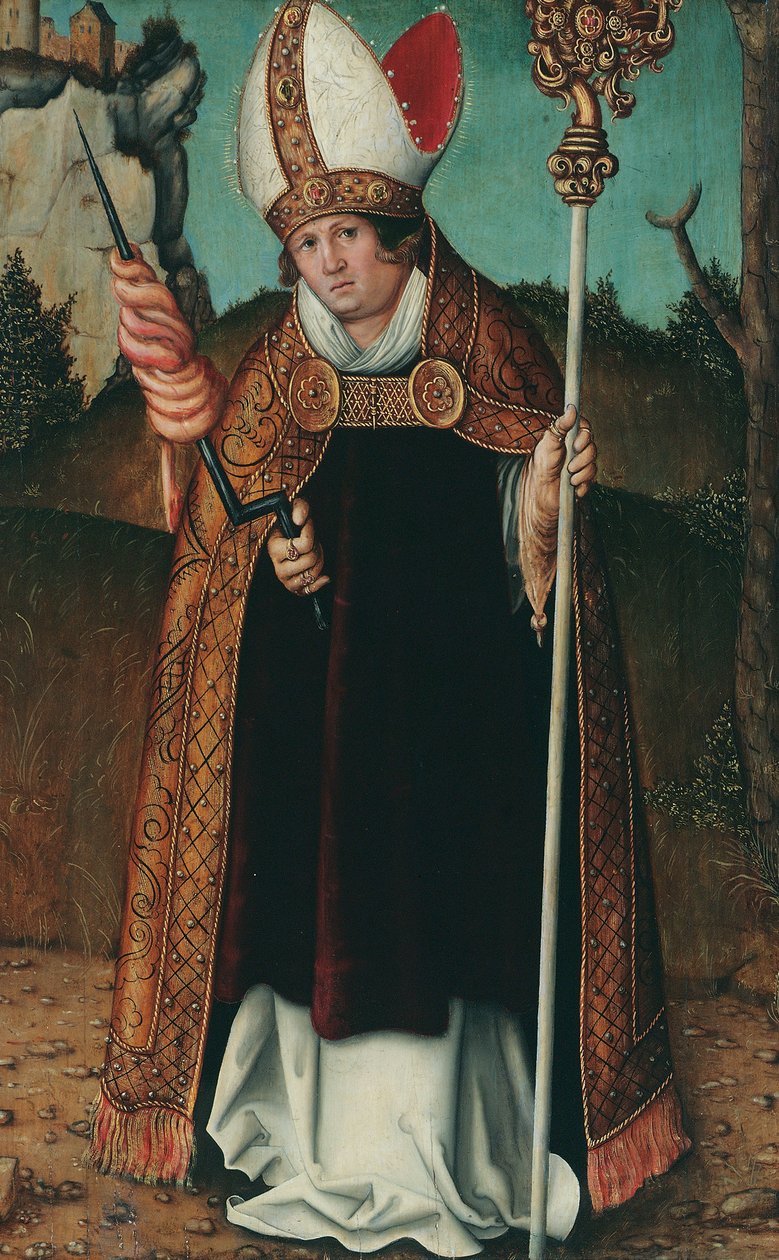 Saint Erasmus by Follower of Lucas Cranach the Elder