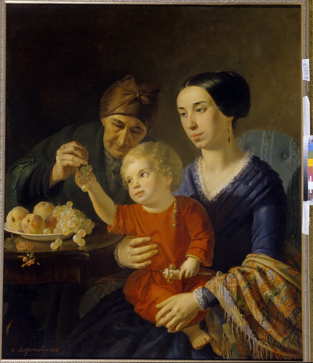 Family Portrait by Foma Gavrilovich Toropov