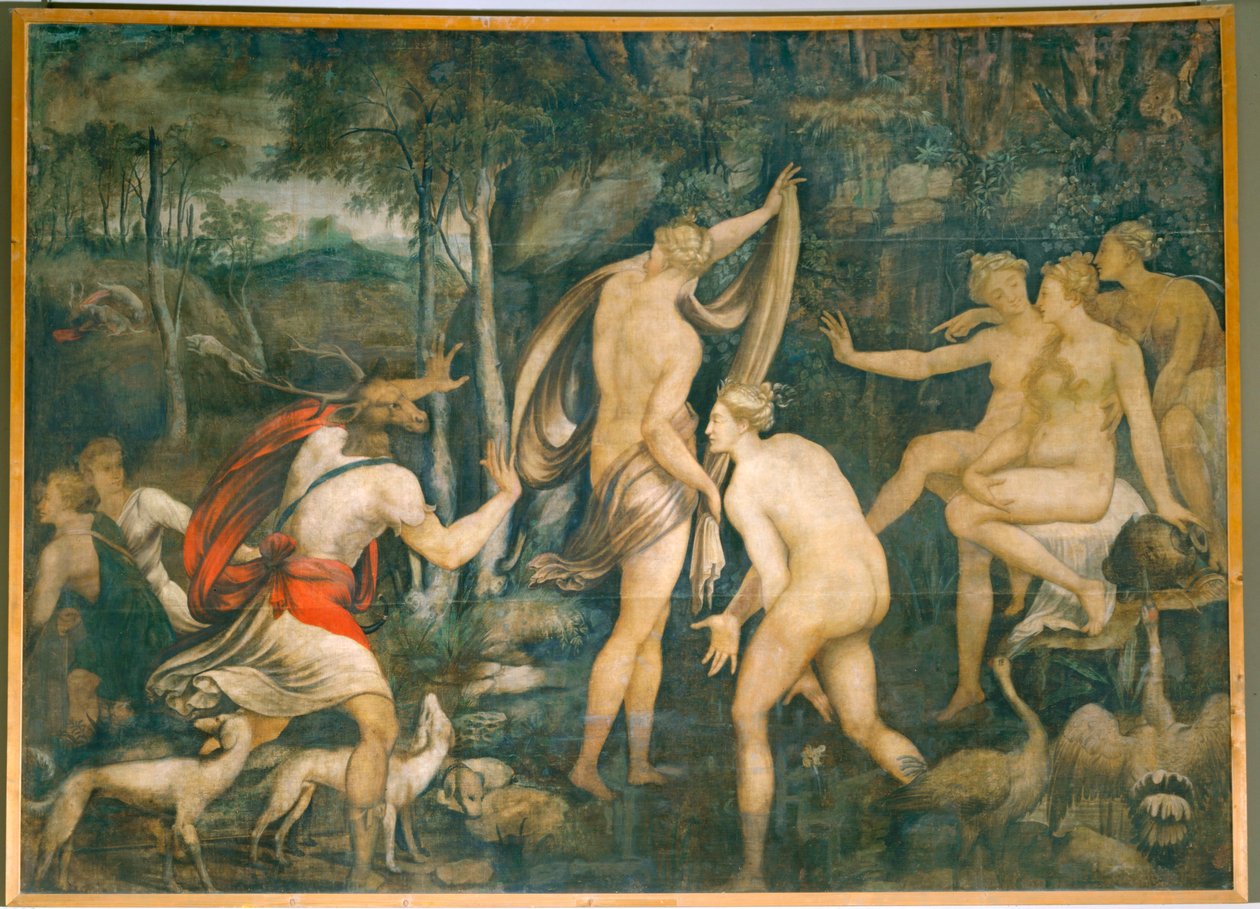 Diana and Actaeon by Fontainebleau School