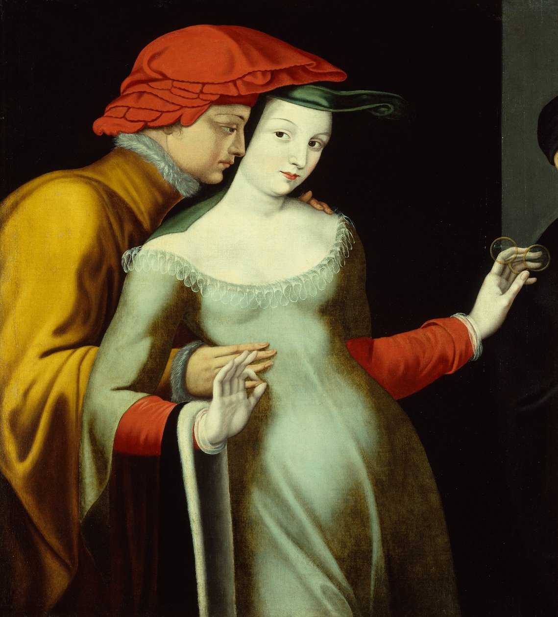 The Lovers, c.1600 by Fontainebleau School