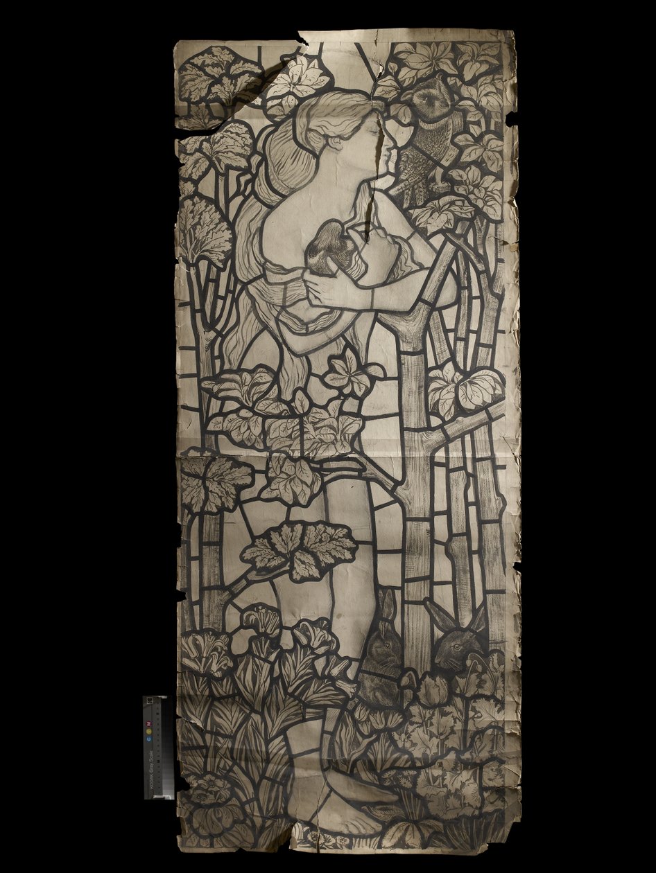 Cartoon for a Stained Glass Window of Eve, 1862 by Ford Madox Brown