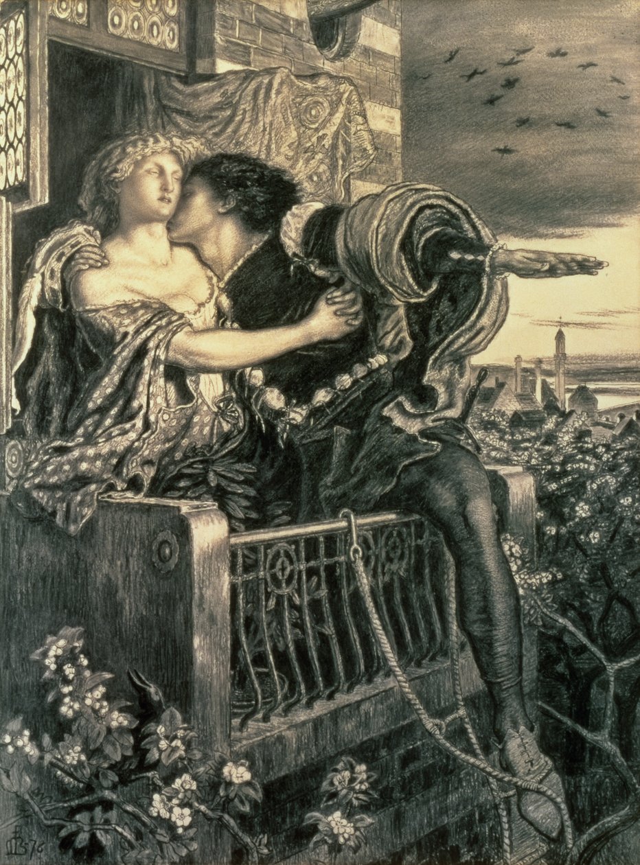 Romeo and Juliet by Ford Madox Brown