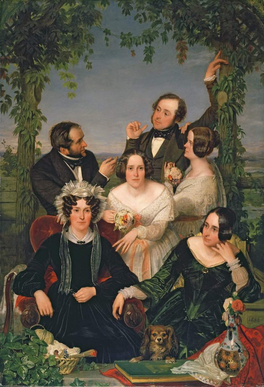 Family Group (The Bromley Family) 1844 by Ford Madox Brown
