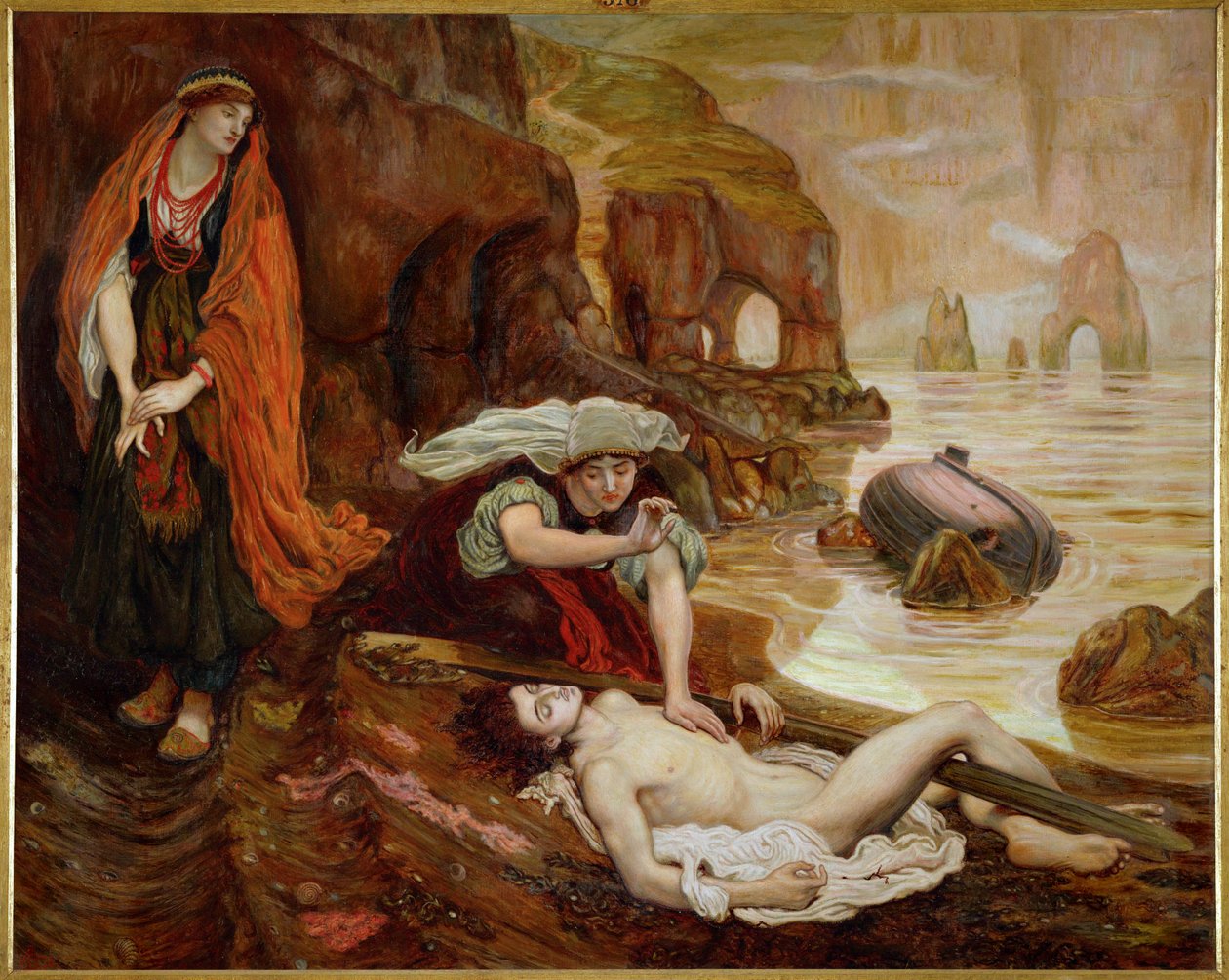 Haydee Discovering the Body of Don Juan by Ford Madox Brown
