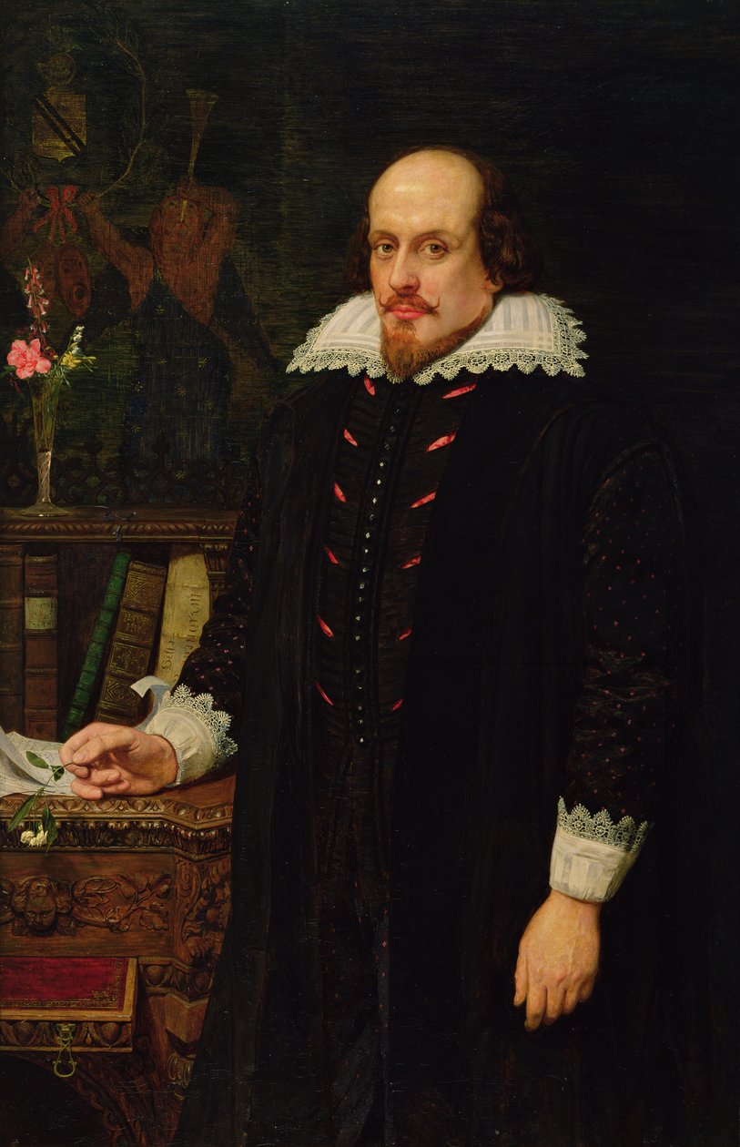 Portrait of William Shakespeare (1564-1616) 1849