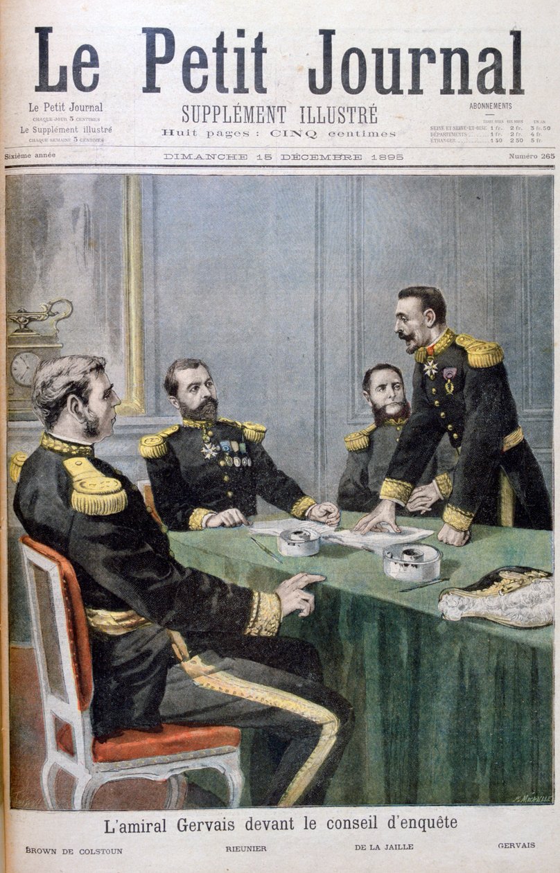 Admiral Gervais in Front of the Investigation Board by Fortuné Méaulle