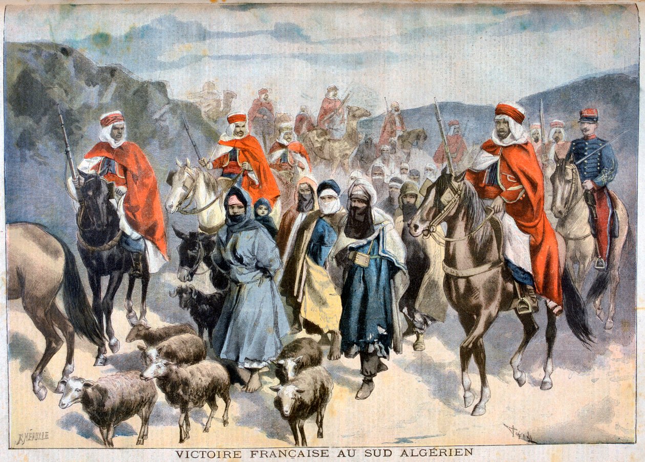 French Victory in Southern Algeria, 1897 by Fortuné Méaulle