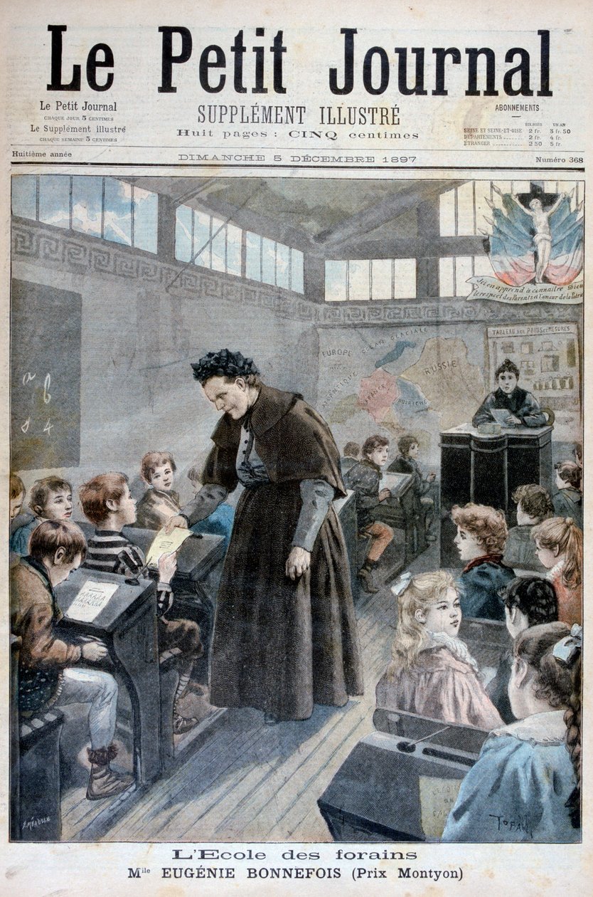 Mademoiselle Eugenie Bonnefois, Founder of a School for Children of Fairground Workers, 1897 by Fortuné Méaulle