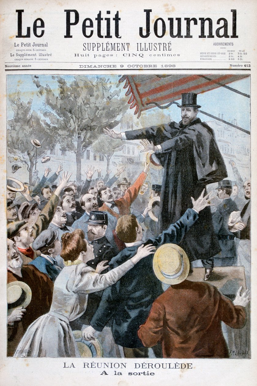 Paul Déroulède, French author and politician, 1898 by Fortuné Méaulle
