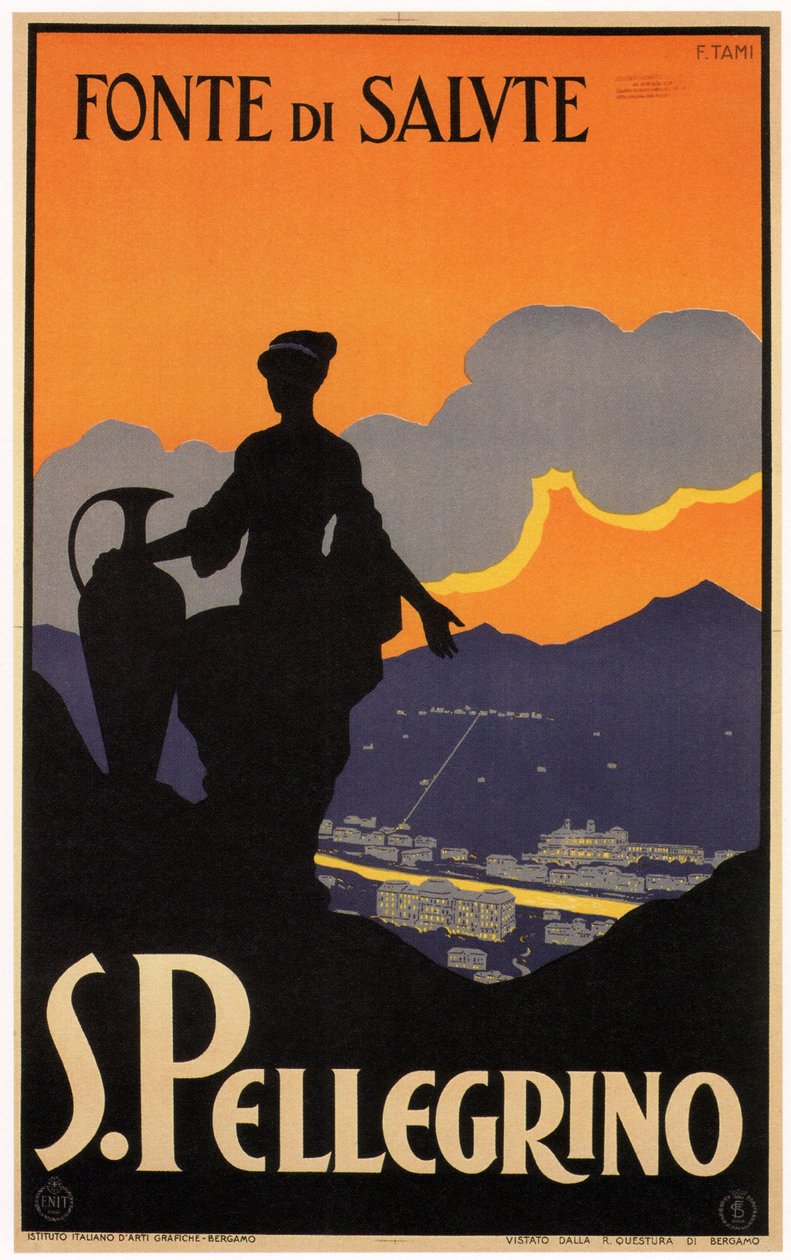 S. Pellegrino, 1928 by Fortunato Tami