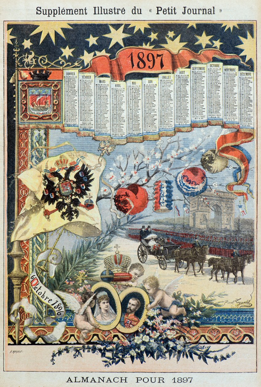 Almanac for the Year 1897 by Fortune Louis Meaulle