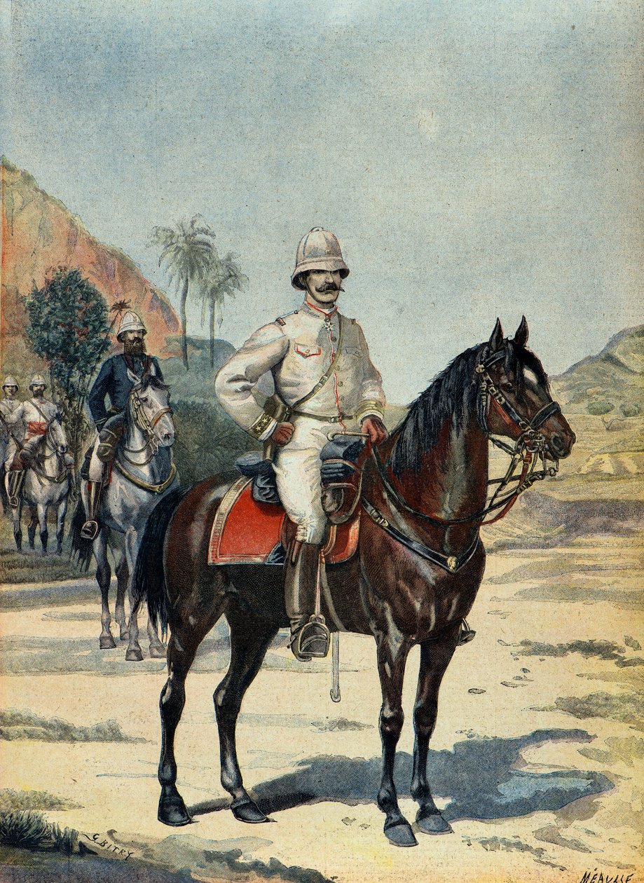 General Joseph Gallieni in Madagascar in 1899 by Fortune Louis Meaulle